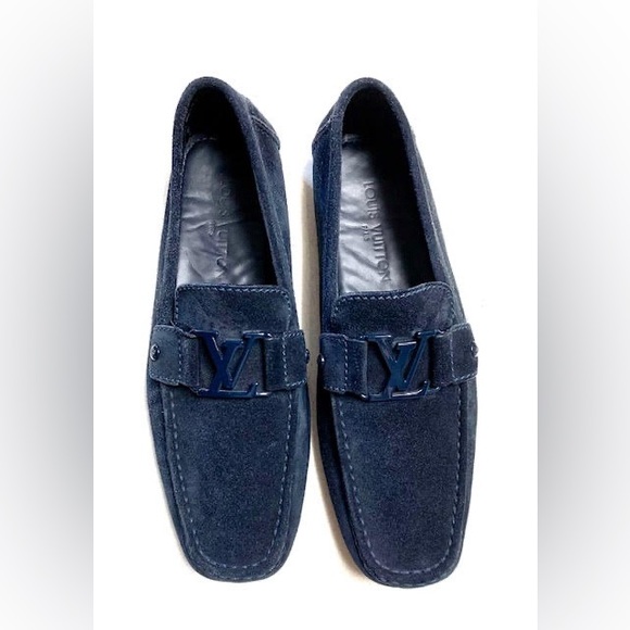 LV Navy blue suede shoes in great condition size 10. - Picture 1 of 5